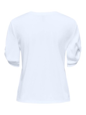 Only ONLFREE LIFE S/S CREATE TOP BOX JRS Cloud Dancer/Create | Freewear ONLFREE LIFE S/S CREATE TOP BOX JRS - www.freewear.nl - Freewear