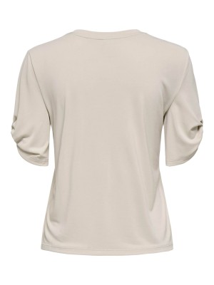 Only ONLFREE LIFE S/S CREATE TOP BOX JRS Pumice Stone/Dream | Freewear ONLFREE LIFE S/S CREATE TOP BOX JRS - www.freewear.nl - Freewear
