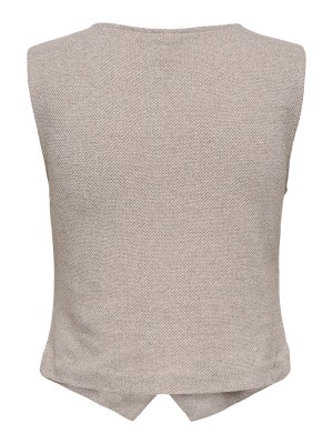 Only ONLJAYLA S/L WAISTCOAT JRS Pumice Stone/Melange | Freewear ONLJAYLA S/L WAISTCOAT JRS - www.freewear.nl - Freewear