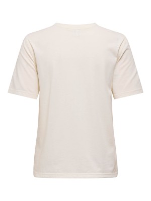 Only ONLABELONE S/S WORD TOP BOX JRS Cloud Dancer/Spirit | Freewear ONLABELONE S/S WORD TOP BOX JRS - www.freewear.nl - Freewear