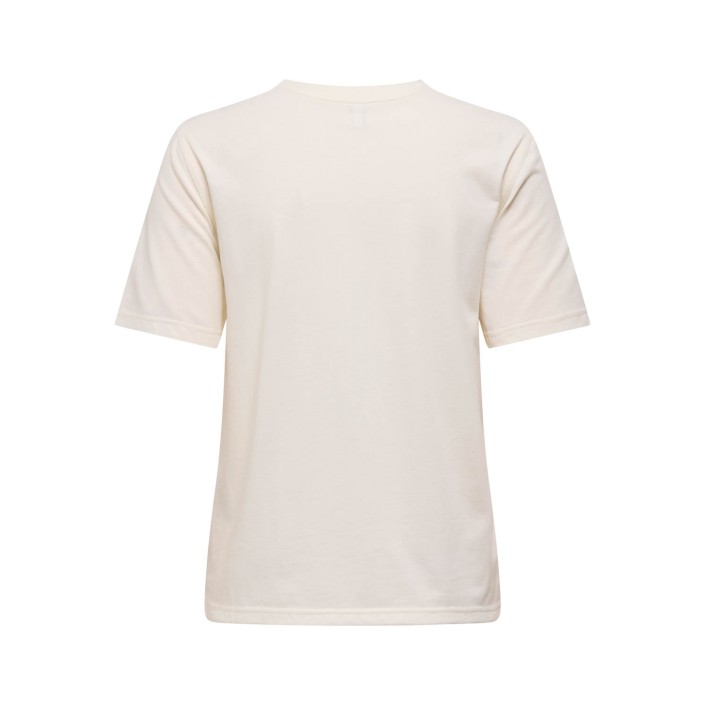 Only ONLABELONE S/S WORD TOP BOX JRS Cloud Dancer/Spirit | Freewear ONLABELONE S/S WORD TOP BOX JRS - www.freewear.nl - Freewear