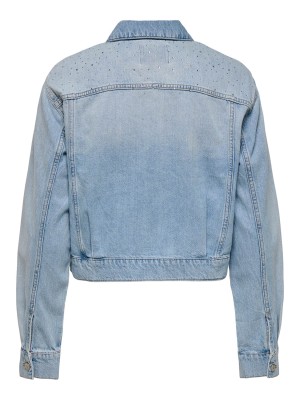 Only ONLLUMI LS RHINESTONE JACKET DNM PI: Light Blue Denim | Freewear ONLLUMI LS RHINESTONE JACKET DNM PI: - www.freewear.nl - Freewear