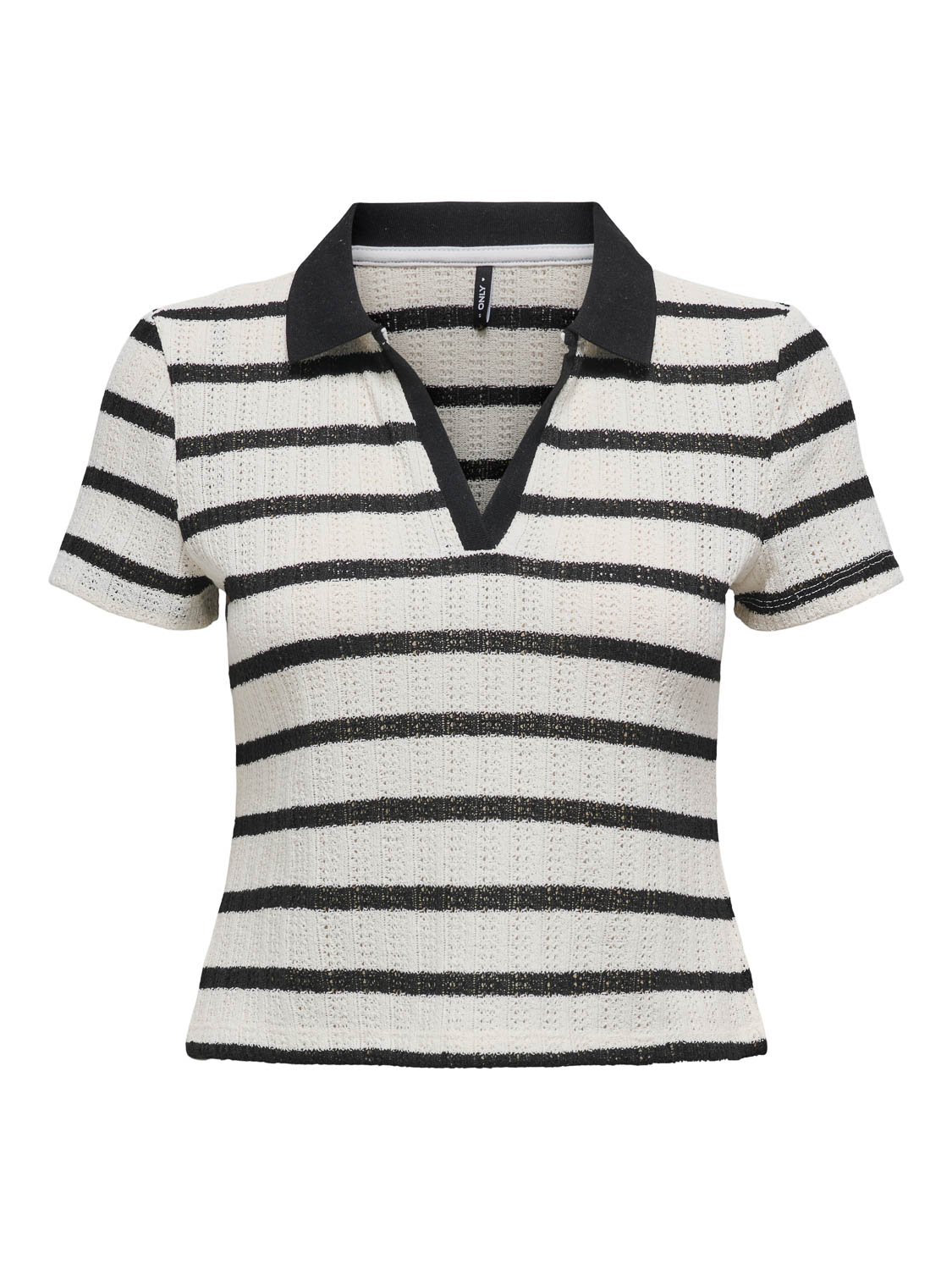 Only Onlhalia S/s Collar Top Box Jrs