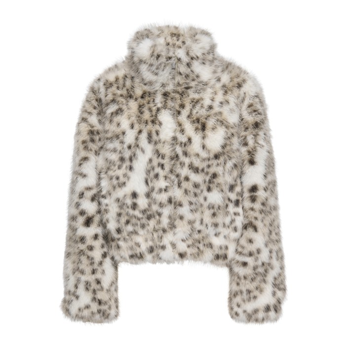 Only ONLJANIS LIFE FAUX FUR LEO JACKET C: Birch | Freewear ONLJANIS LIFE FAUX FUR LEO JACKET C: - www.freewear.nl - Freewear