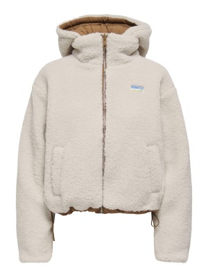 Only ONLMARIA REV PUFFER JACKET CC OTW Cloud Dancer/Toasted Coconut | Freewear ONLMARIA REV PUFFER JACKET CC OTW - www.freewear.nl - Freewear