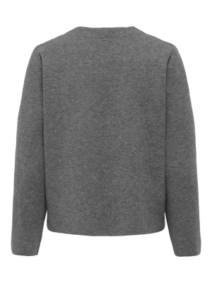 Only ONLANNELI LIFE LS BUTTON JACKET CC : Medium Grey Melange | Freewear ONLANNELI LIFE LS BUTTON JACKET CC : - www.freewear.nl - Freewear