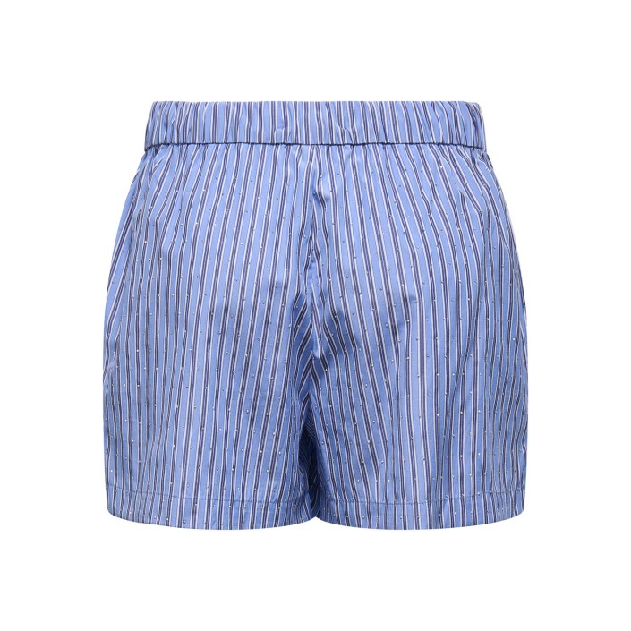 Only ONLALVA MW RHINE PULL-UP SHORTS WVN Persian Jewel/W. STRIPES | Freewear ONLALVA MW RHINE PULL-UP SHORTS WVN - www.freewear.nl - Freewear