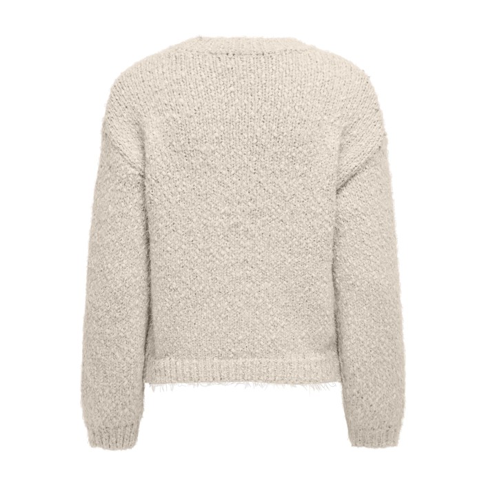 Only ONLBEA LS O-NECK CC KNT Pumice Stone/Melange | Freewear ONLBEA LS O-NECK CC KNT - www.freewear.nl - Freewear