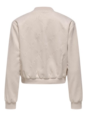 Only ONLDAWNY FAUX SUEDE BOMBER CC PNT Pumice Stone | Freewear ONLDAWNY FAUX SUEDE BOMBER CC PNT - www.freewear.nl - Freewear