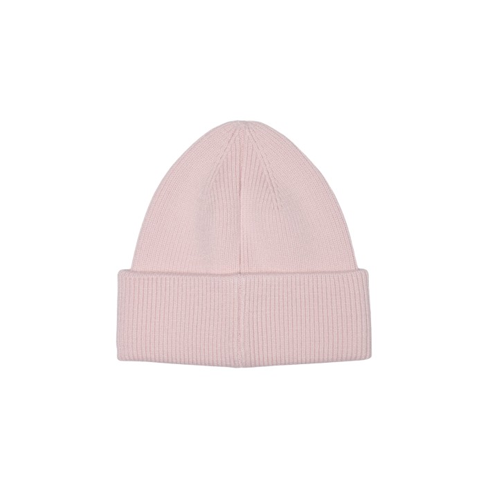 Only ONLALPHA LIFE EMBROIDERED RIB BEANI: Chalk Pink/CABERNET EMB. | Freewear ONLALPHA LIFE EMBROIDERED RIB BEANI: - www.freewear.nl - Freewear
