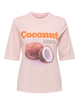 Only ONLPHOEBE S/S FRESH TOP BOX JRS Mauve Chalk/Coconut w/o labels | Freewear ONLPHOEBE S/S FRESH TOP BOX JRS - www.freewear.nl - Freewear