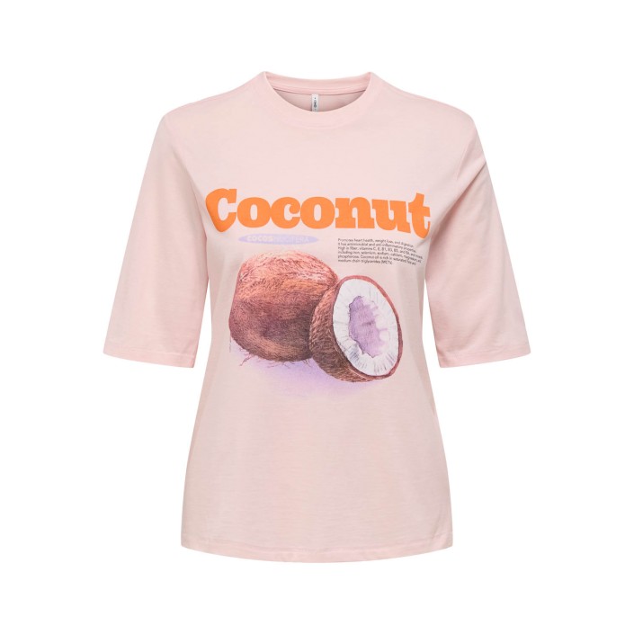 Only ONLPHOEBE S/S FRESH TOP BOX JRS Mauve Chalk/Coconut w/o labels | Freewear ONLPHOEBE S/S FRESH TOP BOX JRS - www.freewear.nl - Freewear