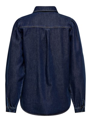 Only ONLJULIE LS DNM SHIRT QYT Dark Blue Denim | Freewear ONLJULIE LS DNM SHIRT QYT - www.freewear.nl - Freewear