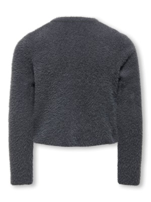 Only KOGPIUMO PETRA PEARL O-NECK CAR KNT: Blackened Pearl | Freewear KOGPIUMO PETRA PEARL O-NECK CAR KNT: - www.freewear.nl - Freewear