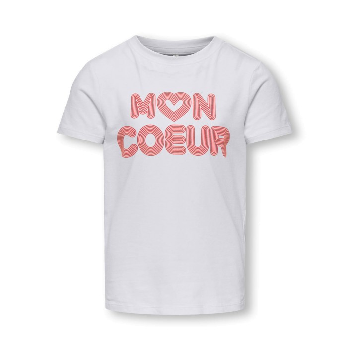 Only KOGLOTTE-ARIYA LIFE REG S/S TOP CS : Cloud Dancer/Coeur | Freewear KOGLOTTE-ARIYA LIFE REG S/S TOP CS : - www.freewear.nl - Freewear