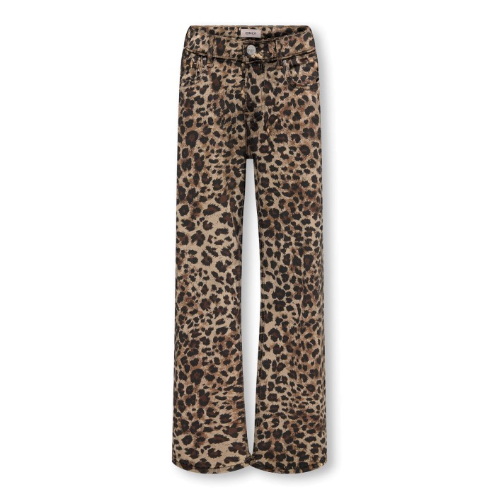 Only KOGGIANNA-MADISON WIDE PANT CS PNT Light Taupe/W BLACK LEO | Freewear KOGGIANNA-MADISON WIDE PANT CS PNT - www.freewear.nl - Freewear