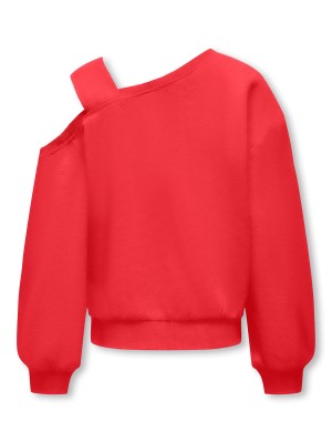 Only KOGSEEMA LIFE LS O-NECK OFFSHLDR CS: Mars Red/Leopard Standing | Freewear KOGSEEMA LIFE LS O-NECK OFFSHLDR CS: - www.freewear.nl - Freewear