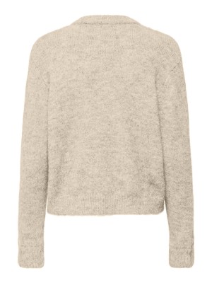 Only ONLMAGGIE LIFE LS BUTTON CARDIGAN C: Birch/Melange | Freewear ONLMAGGIE LIFE LS BUTTON CARDIGAN C: - www.freewear.nl - Freewear