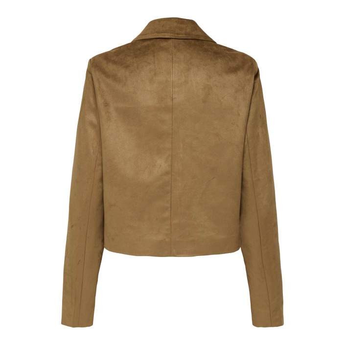 Only ONLTULIP LIFE FAUX SUEDE JACKET OTW Cognac | Freewear ONLTULIP LIFE FAUX SUEDE JACKET OTW - www.freewear.nl - Freewear