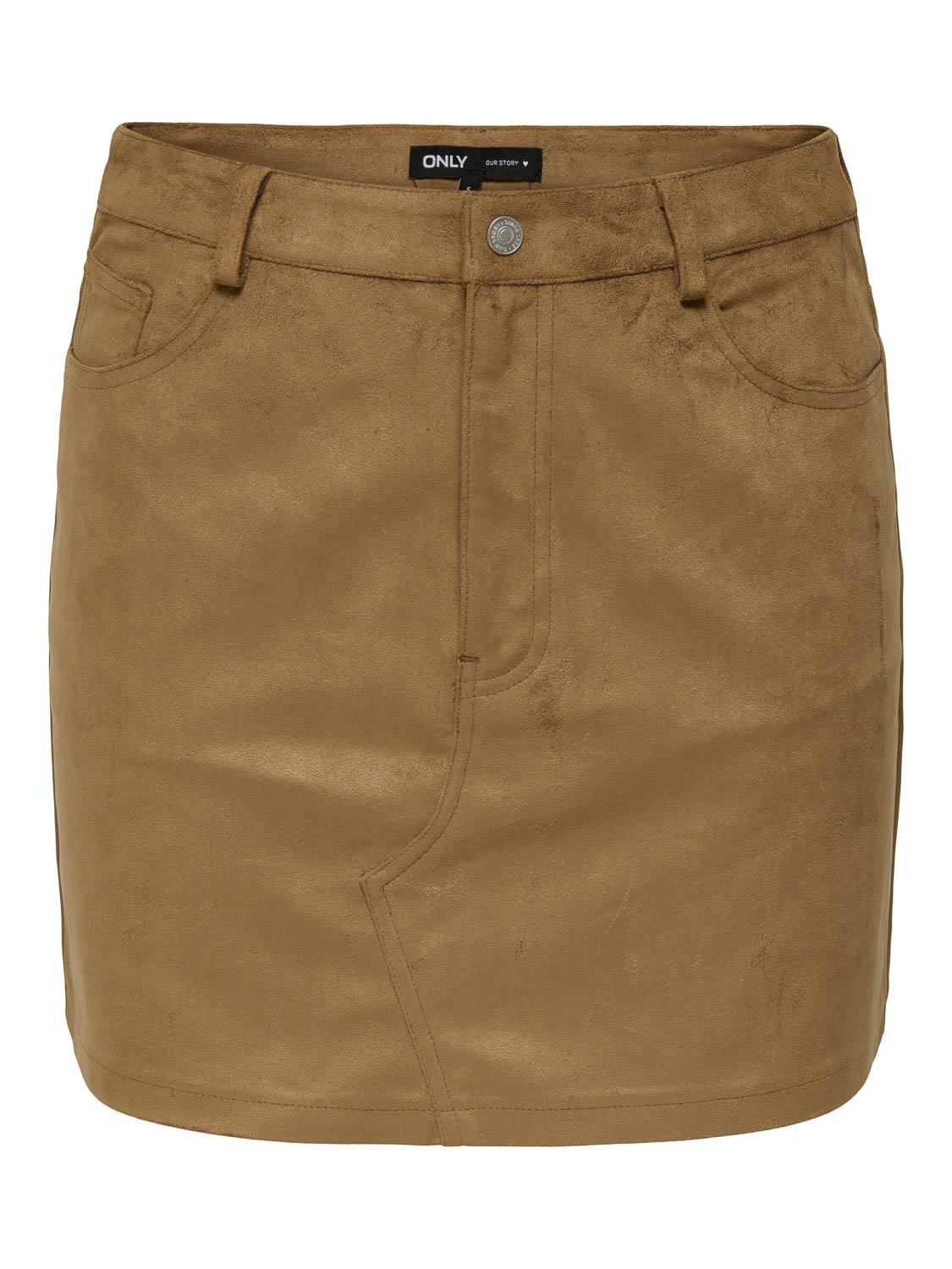 Only Imitatieleren rok ONLTULIP LIFE FAUX SUEDE SKIRT OTW
