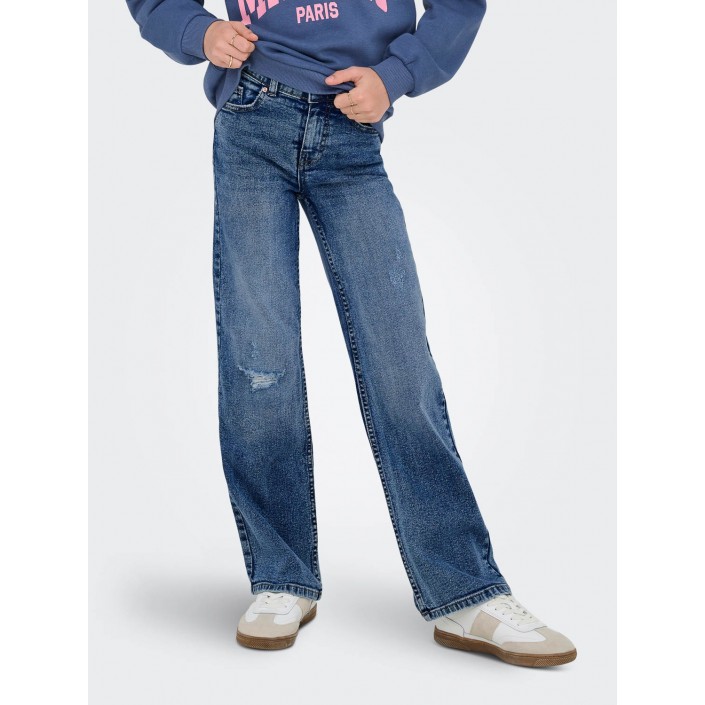 Only KOGJUICY DEST WIDE LEG DNM AZG997 Medium Blue Denim | Freewear KOGJUICY DEST WIDE LEG DNM AZG997 - www.freewear.nl - Freewear