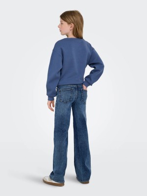 Only KOGJUICY DEST WIDE LEG DNM AZG997 Medium Blue Denim | Freewear KOGJUICY DEST WIDE LEG DNM AZG997 - www.freewear.nl - Freewear