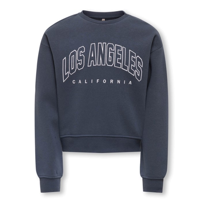 Only KOGSWEAT LS CREW OVZ STAT SWT NOOS Ombre Blue/Los Angeles - Califor | Freewear KOGSWEAT LS CREW OVZ STAT SWT NOOS - www.freewear.nl - Freewear