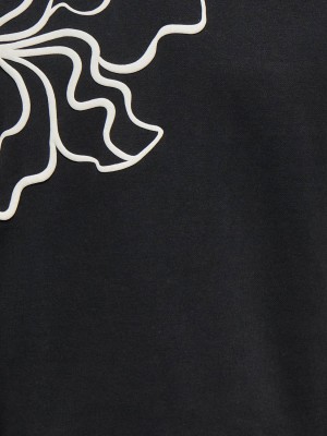 Only KOGODESSA LIFE L/S O-NECK BOX UB CP: Black/Blurry Flower | Freewear KOGODESSA LIFE L/S O-NECK BOX UB CP: - www.freewear.nl - Freewear