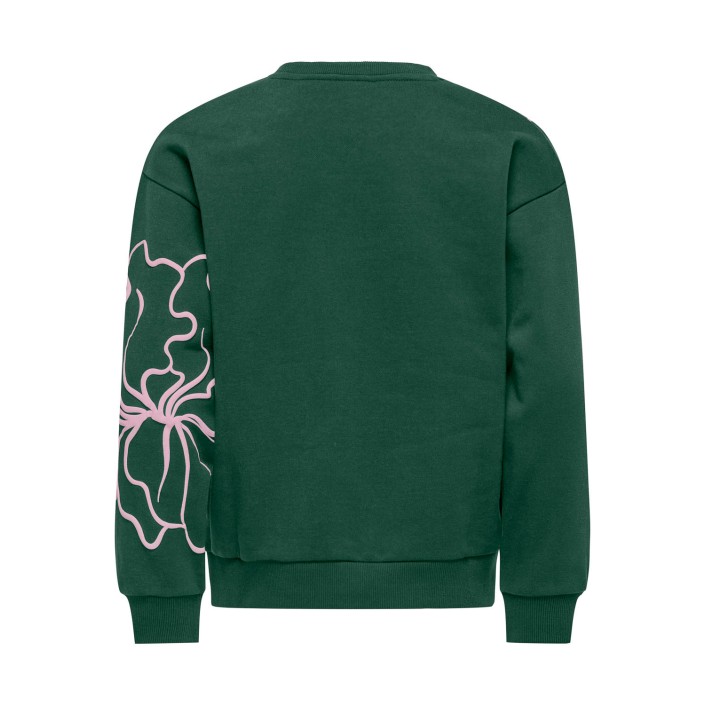 Only KOGODESSA LIFE L/S O-NECK BOX UB CP: Pineneedle/Blurry Flower Roseate | Freewear KOGODESSA LIFE L/S O-NECK BOX UB CP: - www.freewear.nl - Freewear