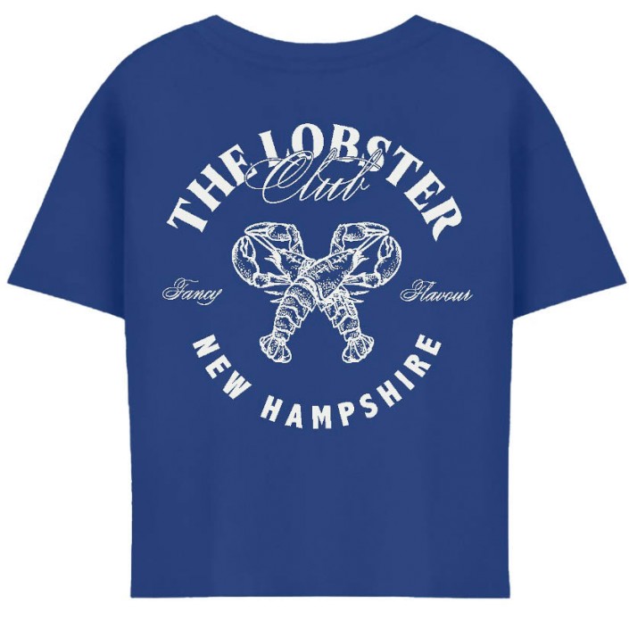 Only KOGDINA LIFE S/S CLUB TOP BOX CS JR: Mazarine Blue/Bright White Lobst | Freewear KOGDINA LIFE S/S CLUB TOP BOX CS JR: - www.freewear.nl - Freewear