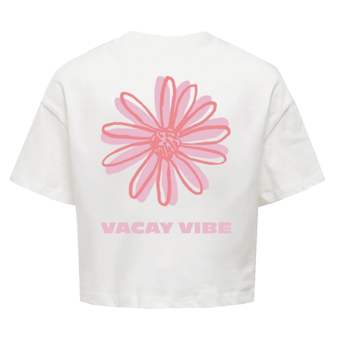 Only KOGVACAY LIFE SS LOOSE TOP BOX CS J: Salmon/Vacay Vibes | Freewear KOGVACAY LIFE SS LOOSE TOP BOX CS J: - www.freewear.nl - Freewear