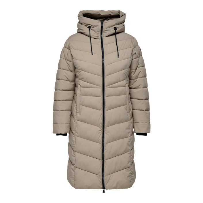 Carmakoma CARJULIET LIFE QUILT COAT OTW Silver Mink | Freewear CARJULIET LIFE QUILT COAT OTW - www.freewear.nl - Freewear