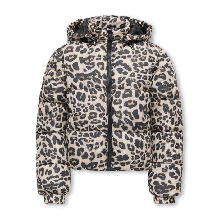 Only KOGDALIA SHT PUFFER AOP JACKET OTW : Silver Mink/Leo | Freewear KOGDALIA SHT PUFFER AOP JACKET OTW : - www.freewear.nl - Freewear