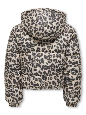 Only KOGDALIA SHT PUFFER AOP JACKET OTW : Silver Mink/Leo | Freewear KOGDALIA SHT PUFFER AOP JACKET OTW : - www.freewear.nl - Freewear