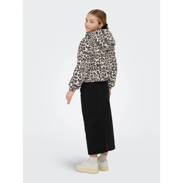 Only KOGDALIA SHT PUFFER AOP JACKET OTW : Silver Mink/Leo | Freewear KOGDALIA SHT PUFFER AOP JACKET OTW : - www.freewear.nl - Freewear