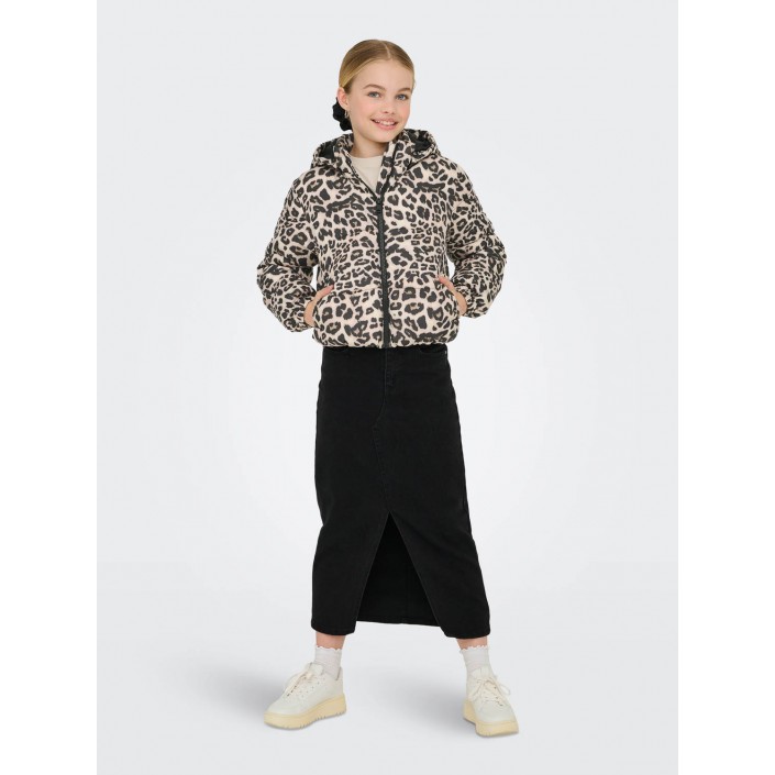 Only KOGDALIA SHT PUFFER AOP JACKET OTW : Silver Mink/Leo | Freewear KOGDALIA SHT PUFFER AOP JACKET OTW : - www.freewear.nl - Freewear