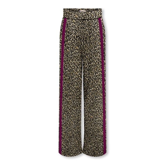 Only KOGPOPTRASH LIFE ICON WIDE PANT CS : Black/LEO/Cabernet Panels | Freewear KOGPOPTRASH LIFE ICON WIDE PANT CS : - www.freewear.nl - Freewear