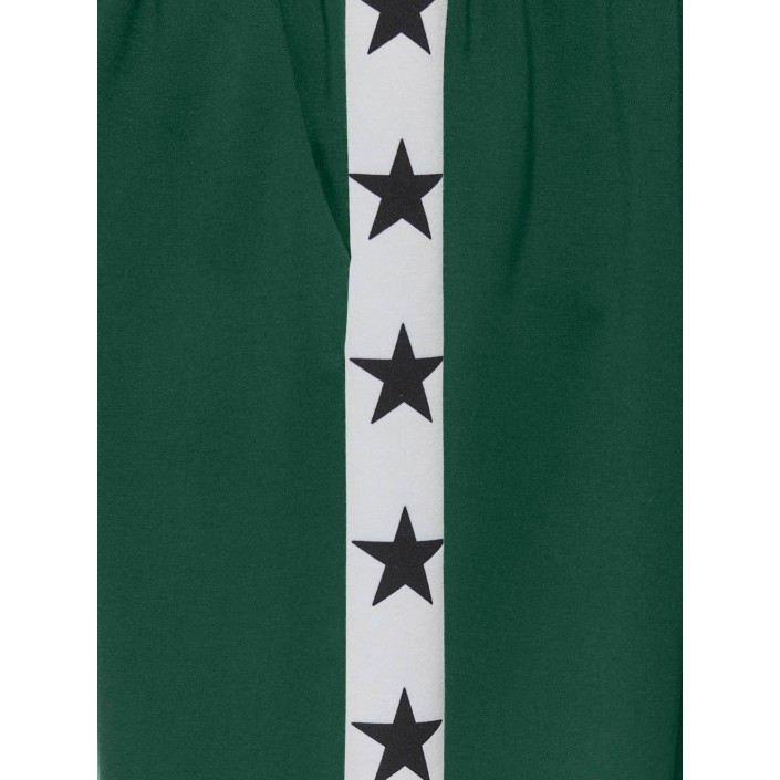 Only KOGPOPTRASH LIFE ICON WIDE PANT CS : Pineneedle/White Panel/Black Sta | Freewear KOGPOPTRASH LIFE ICON WIDE PANT CS : - www.freewear.nl - Freewear