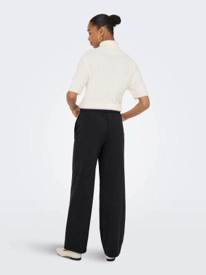 Only ONLRINA LIFE BUTTON PANT JRS NOOS Black/Horn buttons | Freewear ONLRINA LIFE BUTTON PANT JRS NOOS - www.freewear.nl - Freewear