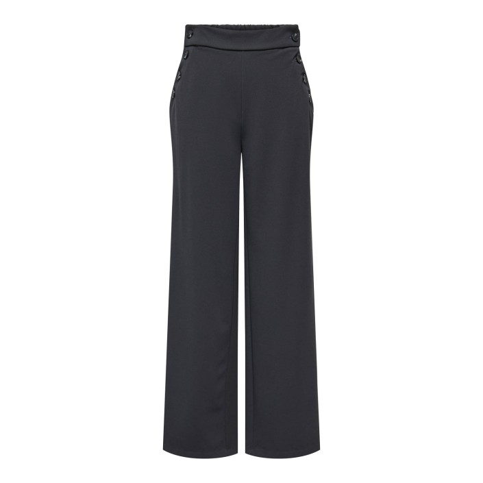 Only ONLRINA LIFE BUTTON PANT JRS NOOS Blue Graphite/Horn buttons | Freewear ONLRINA LIFE BUTTON PANT JRS NOOS - www.freewear.nl - Freewear