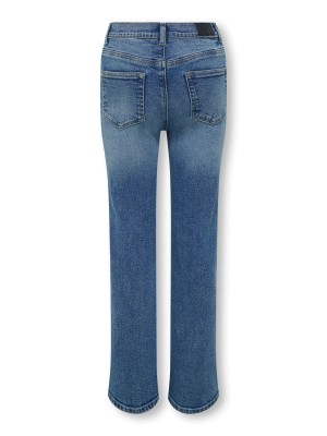 Only KOGJUICY RHS WIDE LEG DNM CRO557 NO: Medium Blue Denim/RHINESTONES | Freewear KOGJUICY RHS WIDE LEG DNM CRO557 NO: - www.freewear.nl - Freewear