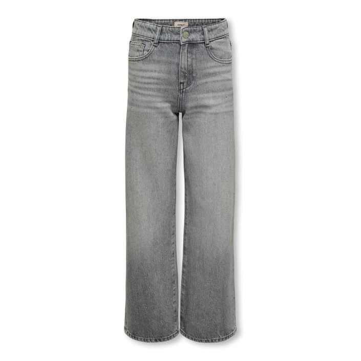 Only KOGCOBAIN REG WIDE RHINESTONE DNM Medium Grey Denim | Freewear KOGCOBAIN REG WIDE RHINESTONE DNM - www.freewear.nl - Freewear
