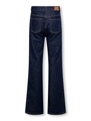 Only KOGJUICY HW FLARE WESTERN DNM MAE Dark Blue Denim/RINSE | Freewear KOGJUICY HW FLARE WESTERN DNM MAE - www.freewear.nl - Freewear