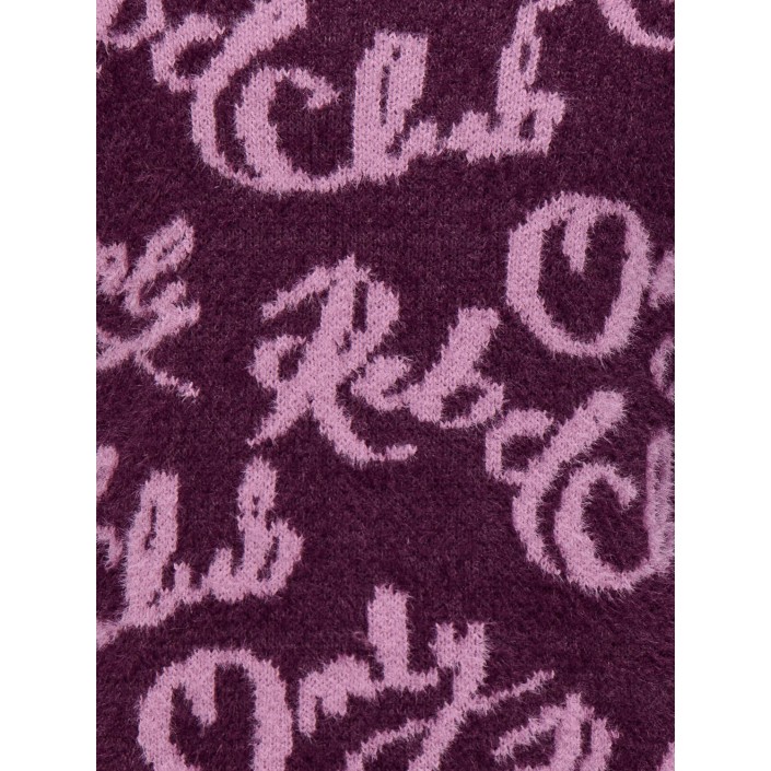 Only KOGDINA L/S JACQUARD O-NECK KNT Mauve Wine/Mauve Orchid | Freewear KOGDINA L/S JACQUARD O-NECK KNT - www.freewear.nl - Freewear
