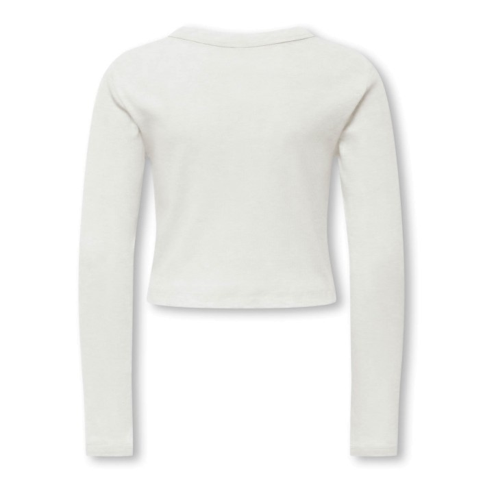 Only KOGBINA LIFE L/S O-NECK TOP JRS Cloud Dancer | Freewear KOGBINA LIFE L/S O-NECK TOP JRS - www.freewear.nl - Freewear