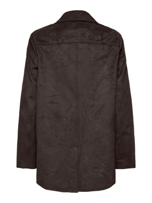 Only ONLTULIP FAUX SUEDE BLAZER COAT OTW Chocolate Torte | Freewear ONLTULIP FAUX SUEDE BLAZER COAT OTW - www.freewear.nl - Freewear
