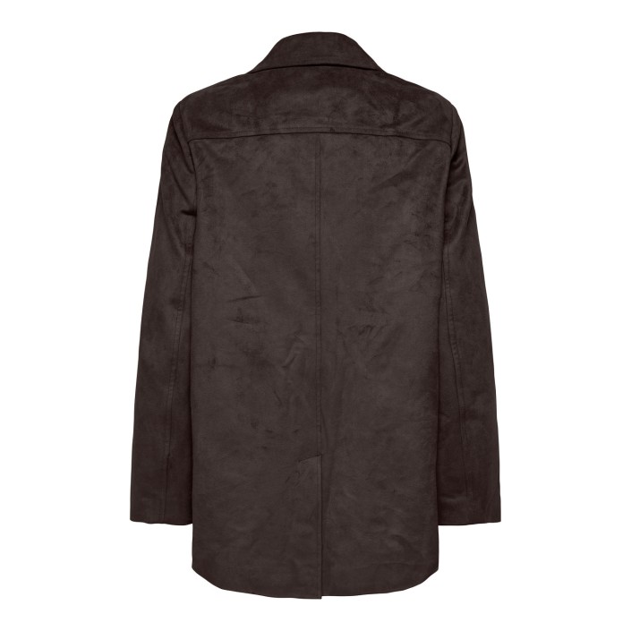Only ONLTULIP FAUX SUEDE BLAZER COAT OTW Chocolate Torte | Freewear ONLTULIP FAUX SUEDE BLAZER COAT OTW - www.freewear.nl - Freewear
