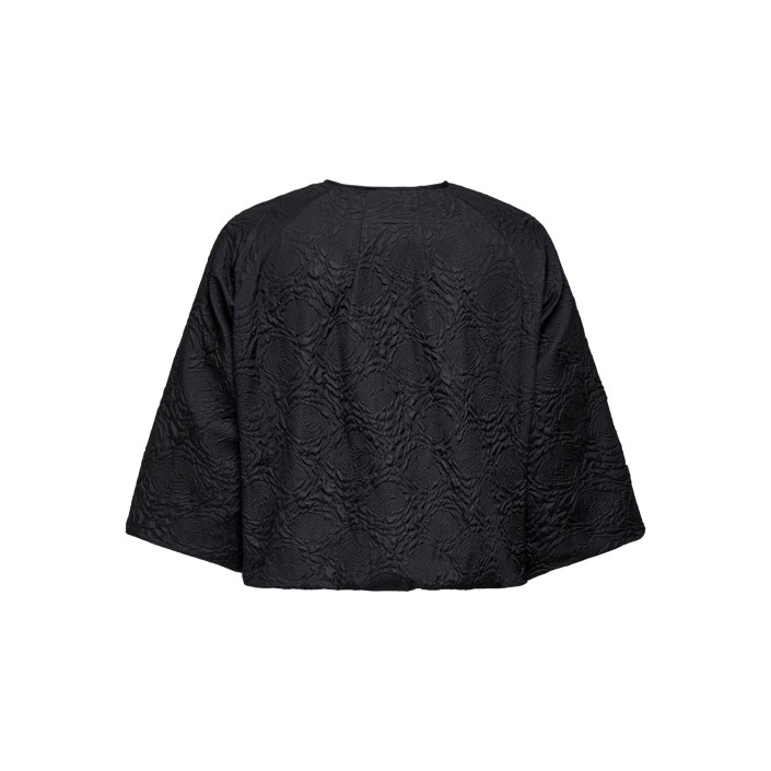 Carmakoma CARANJA BALLOON 3/4 SL JACKET OTW Black | Freewear CARANJA BALLOON 3/4 SL JACKET OTW - www.freewear.nl - Freewear