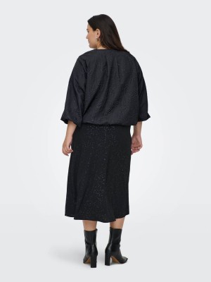 Carmakoma CARANJA BALLOON 3/4 SL JACKET OTW Black | Freewear CARANJA BALLOON 3/4 SL JACKET OTW - www.freewear.nl - Freewear