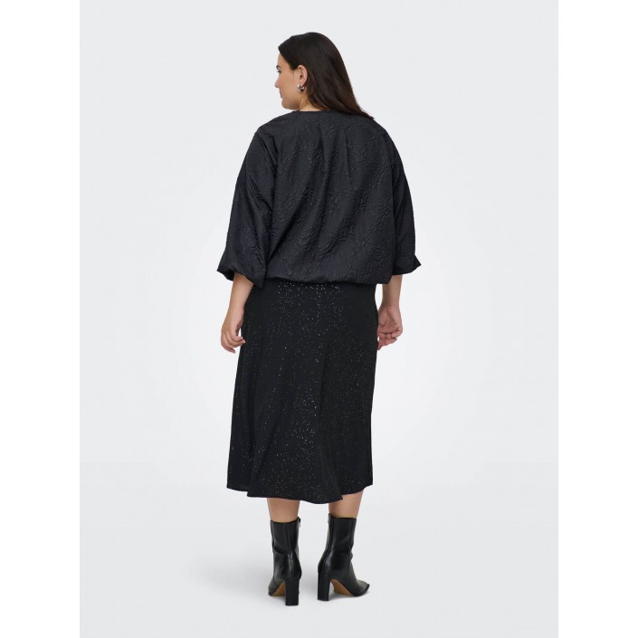 Carmakoma CARANJA BALLOON 3/4 SL JACKET OTW Black | Freewear CARANJA BALLOON 3/4 SL JACKET OTW - www.freewear.nl - Freewear